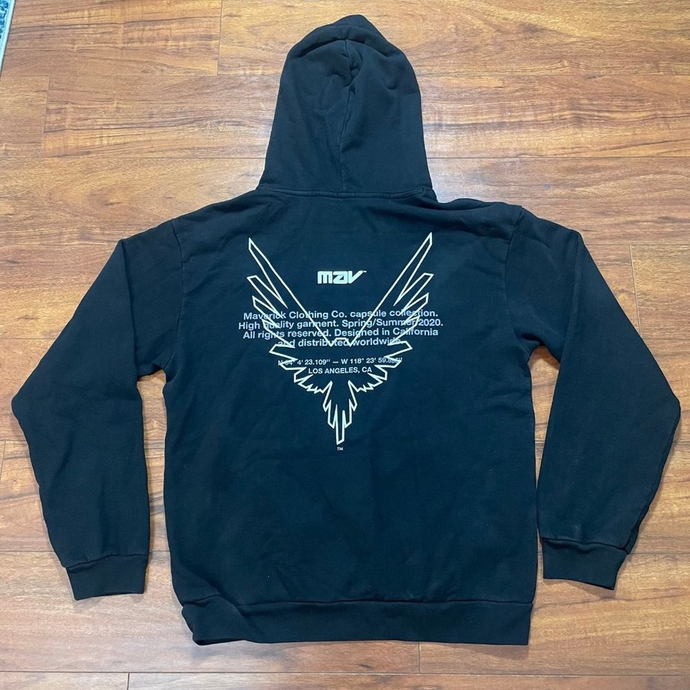 NEW MAVERICK JAKE PAUL BLACK HOODIE SZ LARGE L